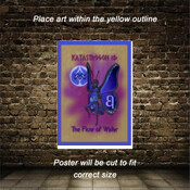 Water Fighterfly Poster - The Flow of Water 5x7